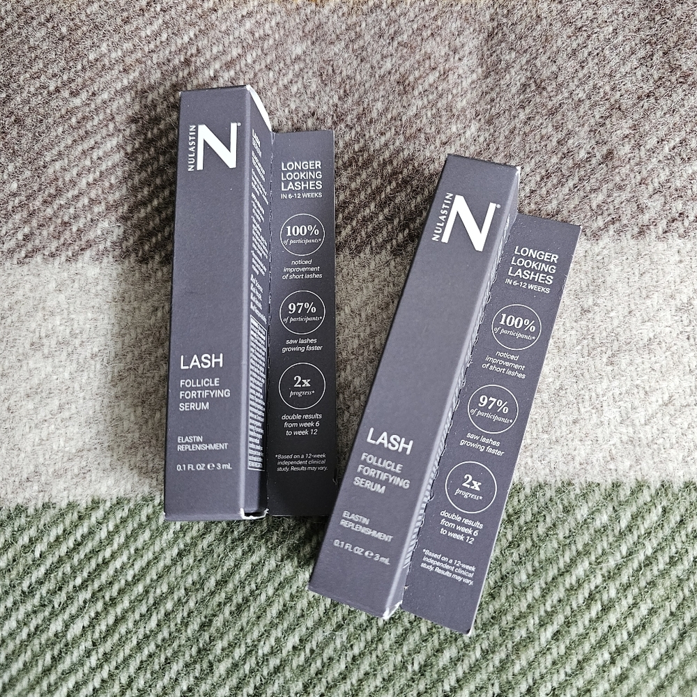 NIB 2 pack Nulastin Lash Follicle Fortifying Serums